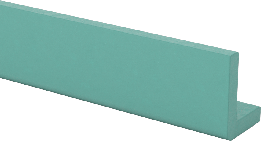 Yapısal FRP Fiberglas 90 Derece Açı, 3/16" Duvar Kalınlığı, 3/4" Genişlik x 1" Dış Yükseklik, 2 Fit Uzunluk