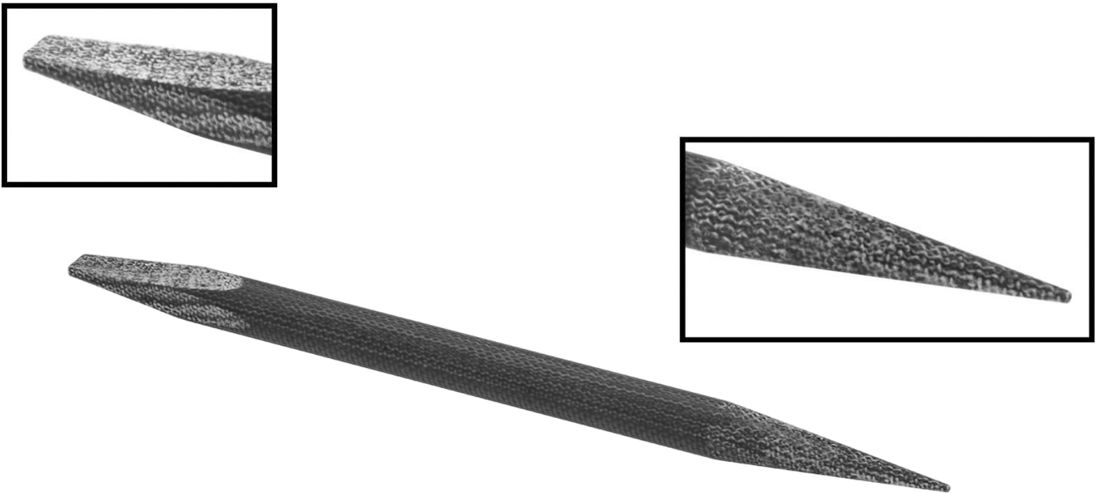Lehim İtici Çubuk, Künt x Düz Uçlar — Fiber, Lehim İtici, 5 1⁄2"