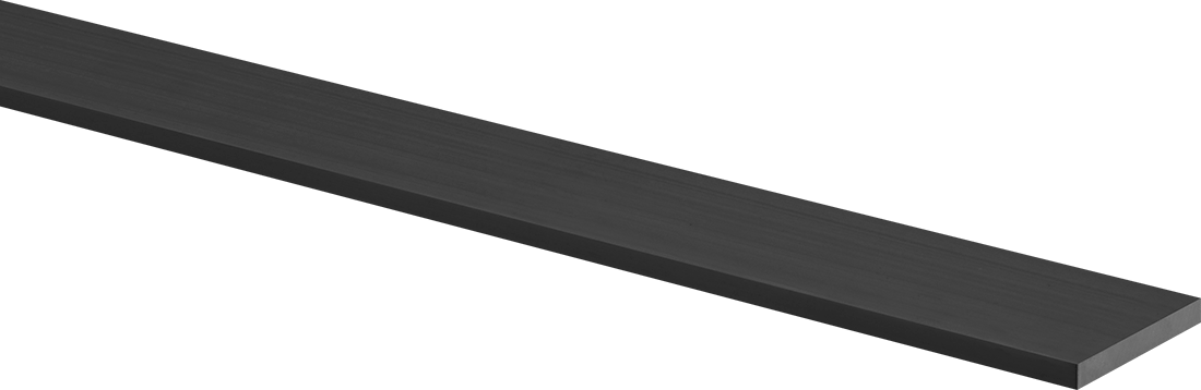 Eloksallı Çok Amaçlı 6061 Alüminyum Çubuk, 1/16" Kalınlık x 1" Genişlik