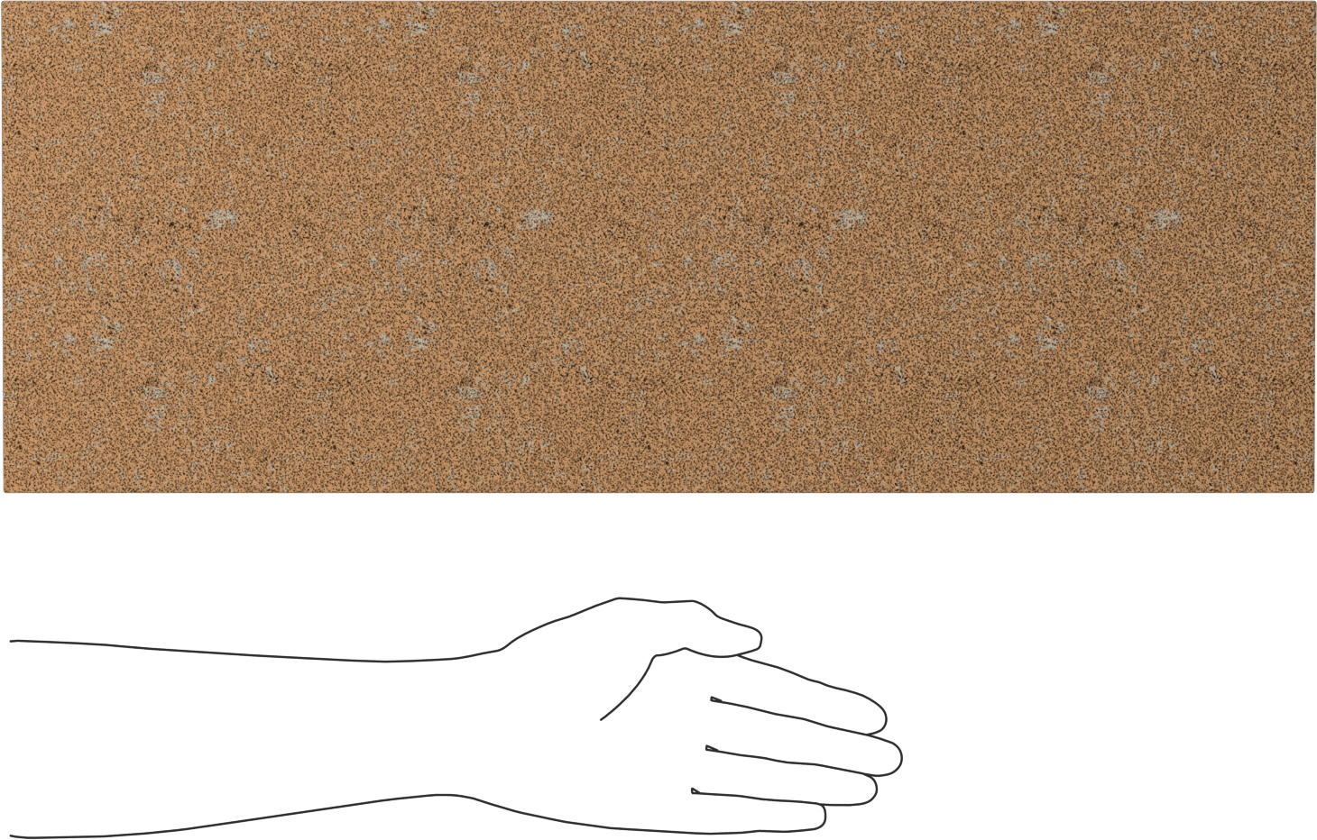 Ateş Tuğlası, 2-1/2" x 9" x 24", 2300°F Maksimum Sıcaklık