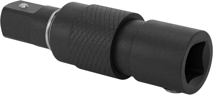 Güçlü Tutuşlu Soket Adaptörü, 1/4" Dişi x 1/4" Erkek Kare Tahrik, 1-11/16" Toplam Uzunluk