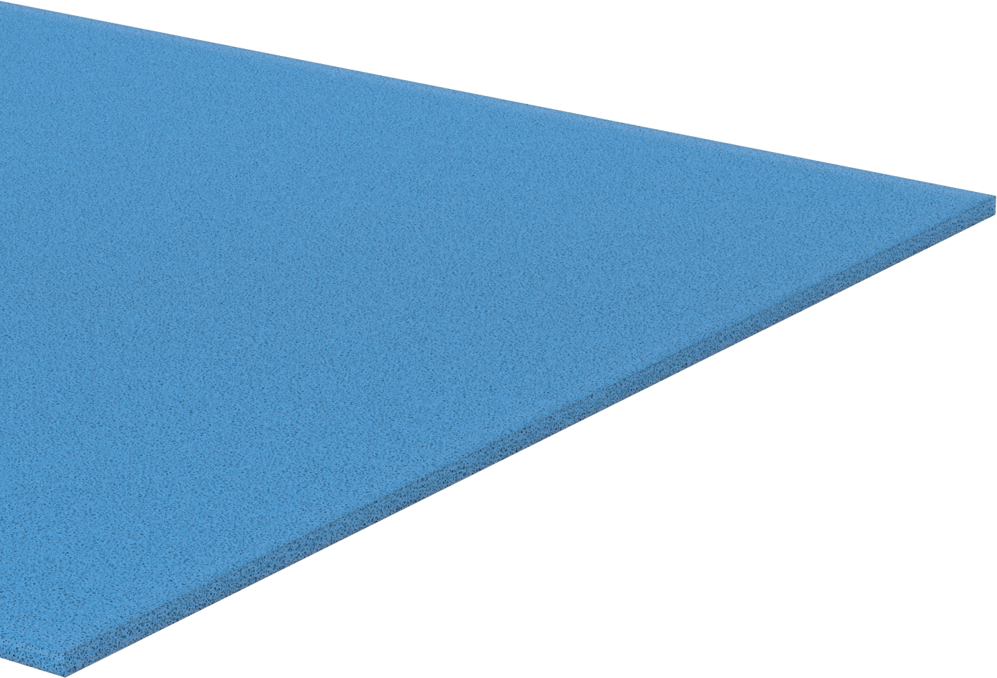 Esnek Kauçuk Köpük Boru Yalıtım Levhası, Düz Arka Yüzeyli Neopren, 1/2" Kalınlık x 36" Genişlik x 48" Uzunluk