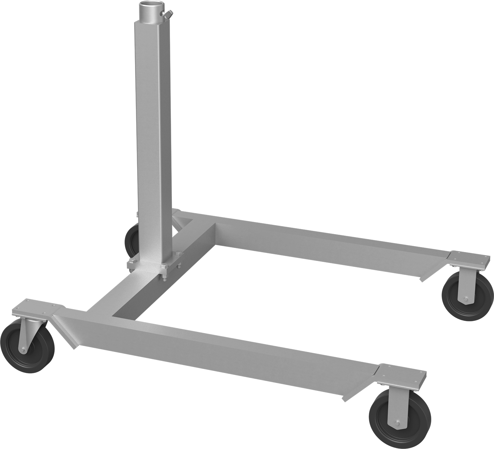 El Vinçli Vinç, Mobil Taban, Toz Boyalı Çelik, 2-1/4" Direk Çapı için