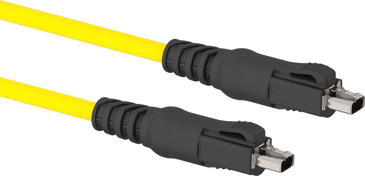 Tek Çift Ethernet Kablosu, T1 x T1 Tapalar, 49 Fit Uzunluk