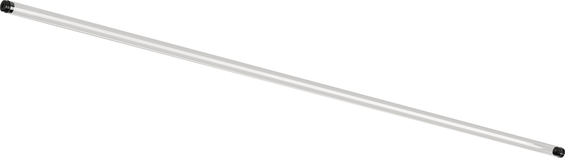 Cam Tutucu Boru Şeklinde Ampul Koruyucu, Ticaret No. F25T5 Ampuller — Acrylic Plastic, Plastic, Şeffaf