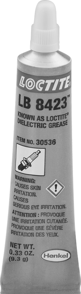 Loctite® lb8423 Dielektrik Gres, 0.3 FL. oz. — Boru, 0.3 fl. oz., Şeffaf