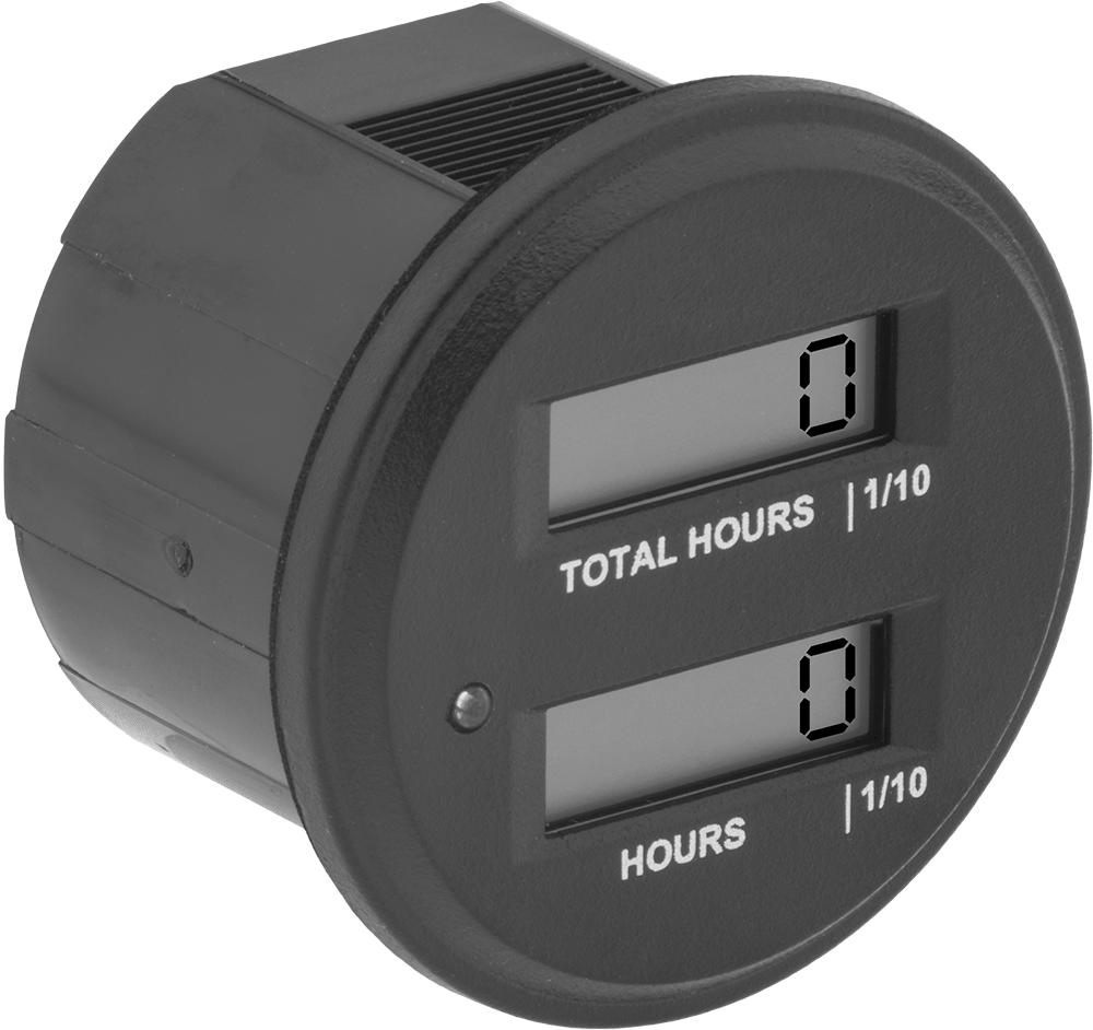 Elektrikle Çalışan Saat Sayacı, Çıkış Röleli, 10-40V DC