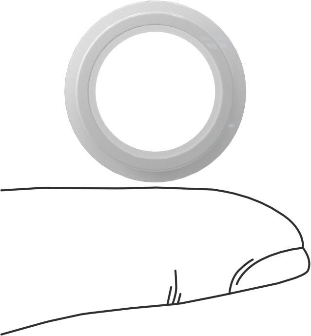 Neme Dayanıklı Kuru Çalışan Flanşlı Burçlu Yatak, 5/8" Çap ve 3/4" Gövde İç Çapı için, 3/4" Uzunluk, 1/16" Flanş Kalınlığı