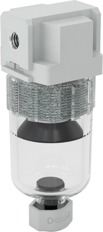 SMC Basınçlı Hava Filtresi, M5 x 0.8 mm Dişli Dişi — Parçacıklar, Su, Metrik, 145 psi