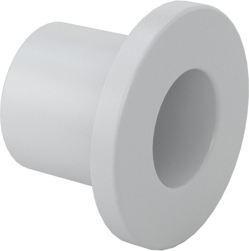 Sert PVC Kanal için 1/2 Kanal - Delme Erkek Adaptörü — Adaptör, Konektör, Plastic, PVC, Düz
