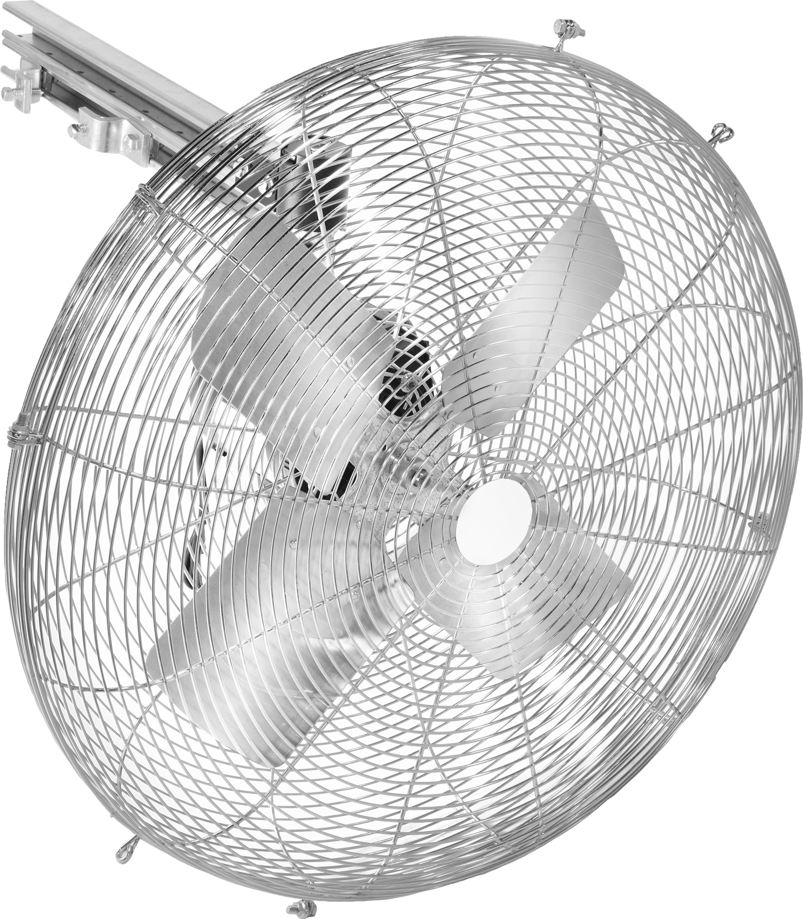 Yüksek Verimli Fan, Kiriş Montajı, 120V AC, 24" Bıçak Çapı