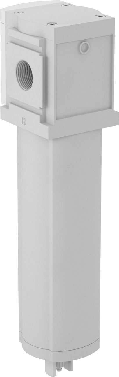 Festo Modüler Basınçlı Hava Filtresi, Yağ Giderme için, Seri MS9, 1 NPT Dişi
