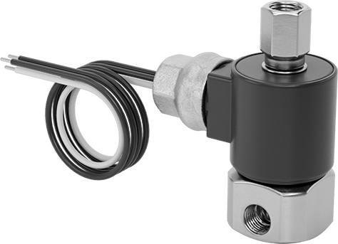 Egzoz Portlu Solenoid Açma/Kapama Vanası, Doğal için, Propan ve Bütan Gazı