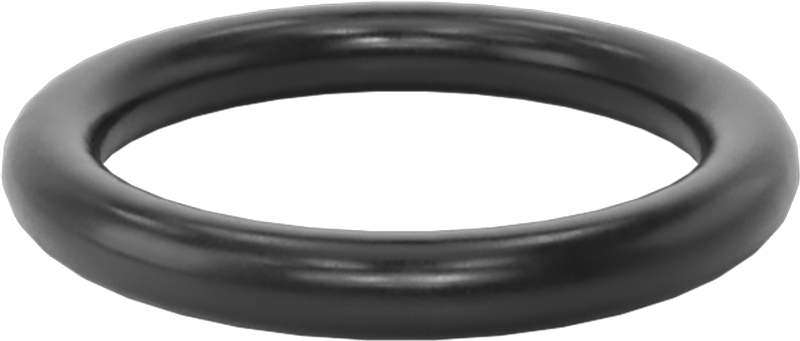 Kimyasallara Dayanıklı Viton® Floroelastomer O-Ring, Süper Esnek, 1 mm Genişlik, 1.5 mm İç Çap, 3.5 mm Dış Çap
