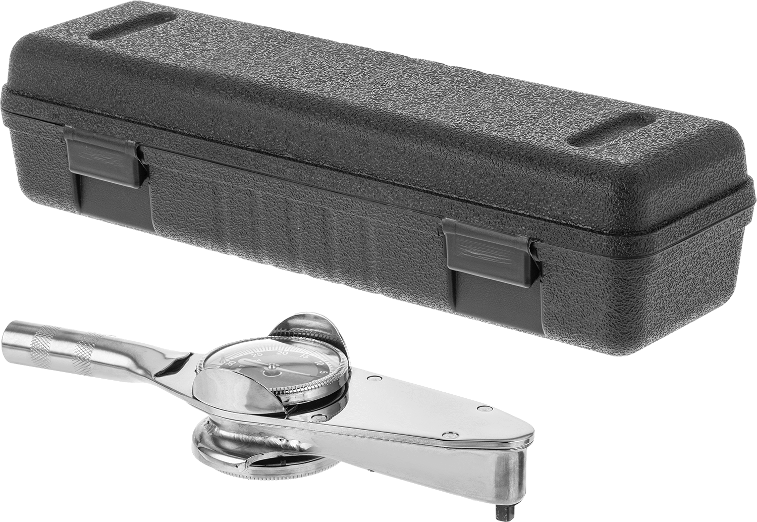 Çift Kadranlı Tork Ölçüm Anahtarı, 1/4" Kare Tahrik, 0 ila 30 in-Lbf