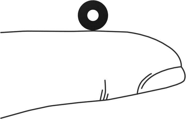 Sert Fiber Pullar, 2 Numaralı Vida için, 0.094" İç Çap, 0.250" Dış Çap, 0.01" ila 0.02" Kalınlık
