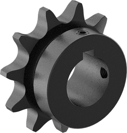 Çelik Tek Sıralı Dişli, ANSI 80 Makaralı Zincir ve 1-1/2" Mil Çapı için