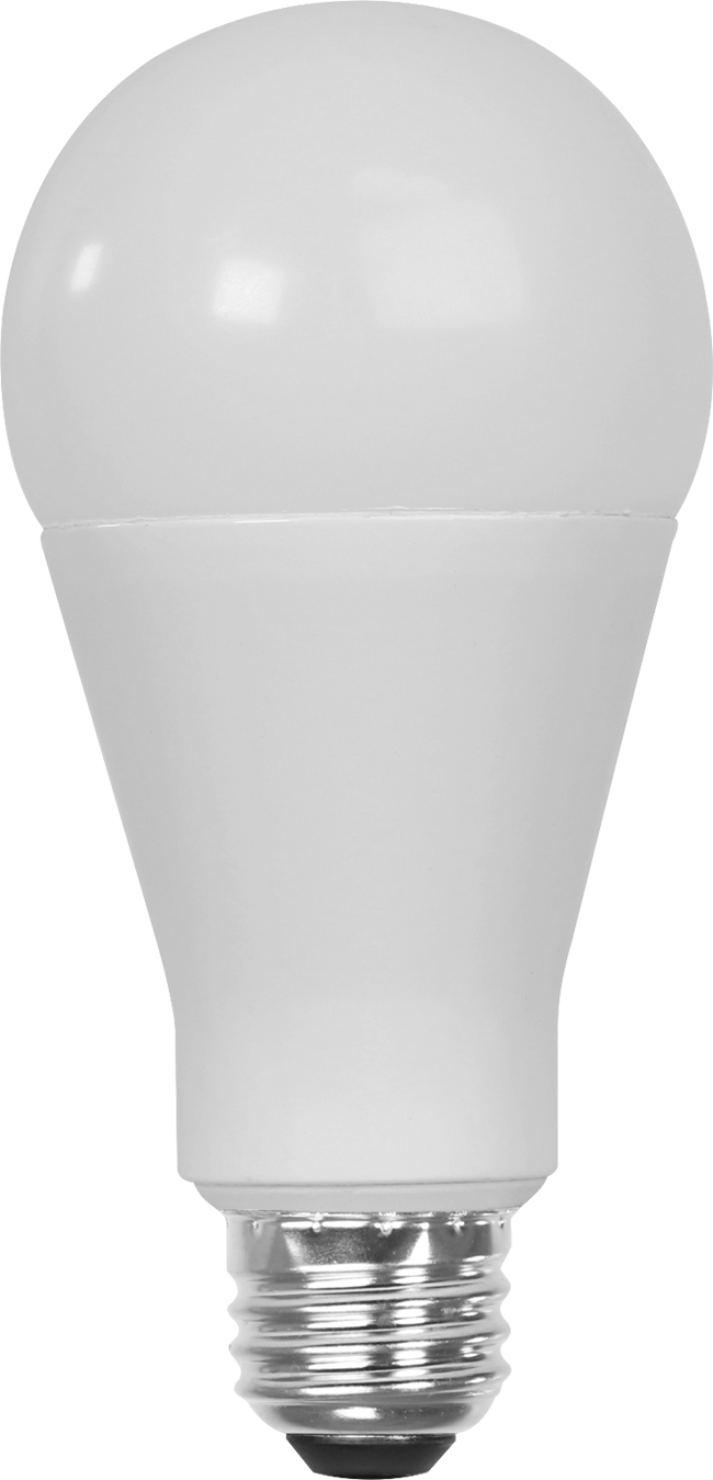 Vidalı Ampul, LED, A23, 4060 lümen, 33 Watts, 3000K — 120V AC, Standart, LED