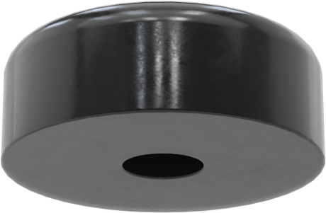 Statik Kontrol Dişsiz Delikli Tampon, 1/2" Dış Çap x 3/16" Yükseklik