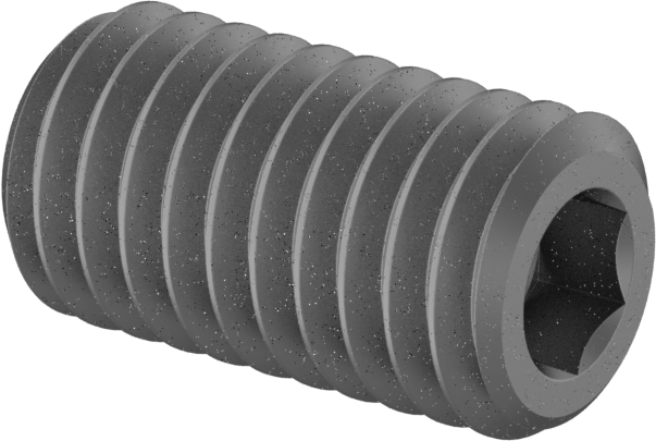 Dar Boşluklu Döner Uçlu Setskur, Alaşımlı Çelik, M5 x 0.8 mm Diş, 9.5 mm Uzunluk