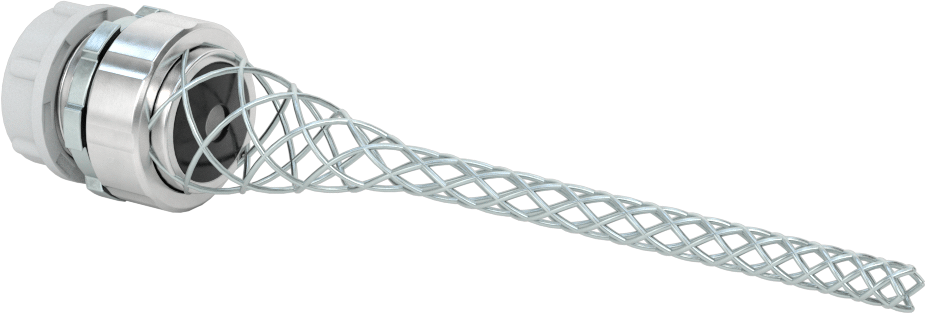 Sure-Grip Alüminyum Kablo Tutucu, 0.22"-0.32" Kordon Dış Çapı için, 1/2 Delik Boyutu