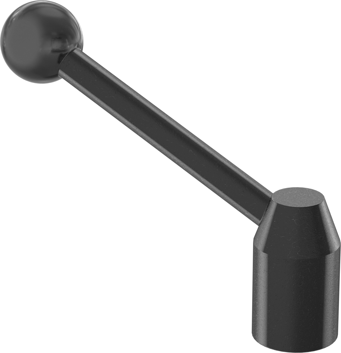 Çelik Ayarlanabilir Tutamak, M16 x 2 mm Dişli Delik — Dişli Delik, M16, 118 mm