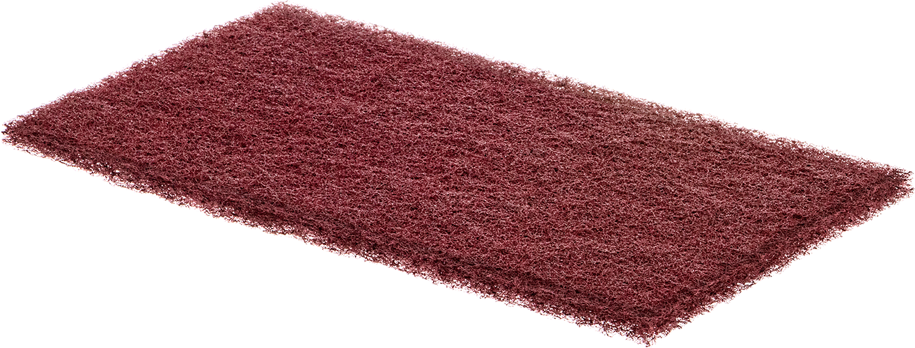 Naylon Örgü Yastıklı Zımpara Pedleri, Alüminyum Oksit, 3M Scotch-Brite 7447 Dayanıklı Esnek — Levha, 4 1/2", Paslanmaz Çelik, Titanyum, Ç…