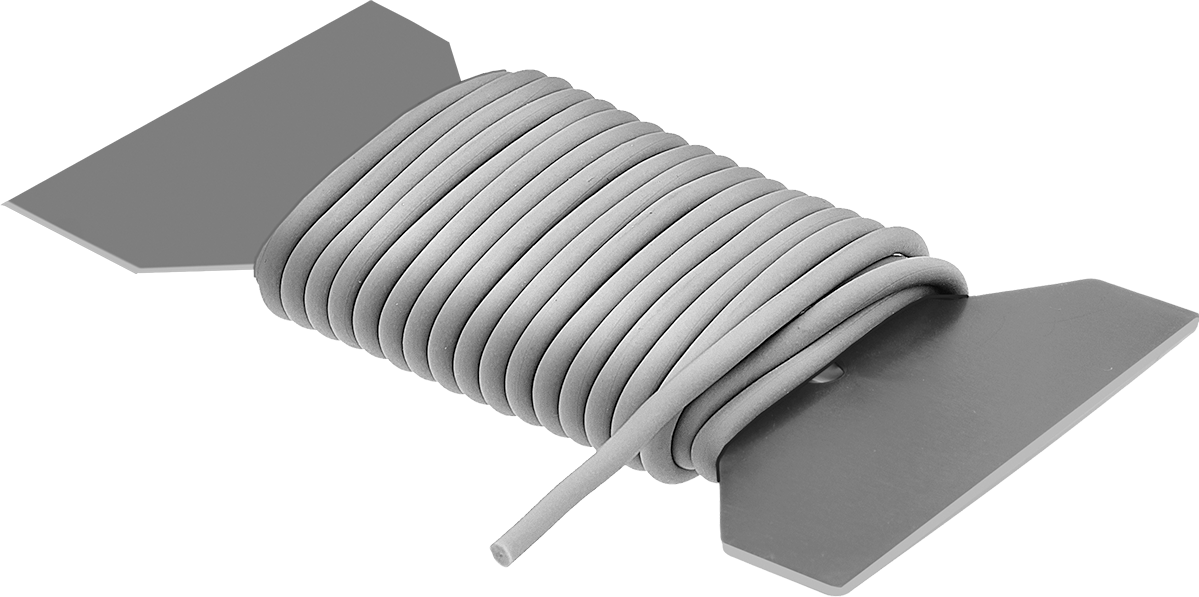 Kauçuk Kaplı, 0.2" Çap, 16 Fit Uzunluk, Yeşil — 16 ft., Kauçuk, Derecelendirilmemiştir