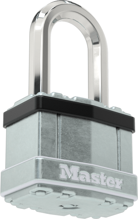 Lamine Çelik Gövdeli Hava Koşullarına Dayanıklı Asma Kilit, Master Lock M1Kalfsts, Anahtar Numarası, 0356 ile Aynı Anahtarlı