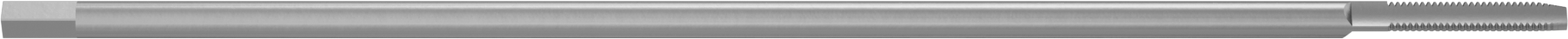 Uzun Menzilli Kılavuz, Alt Kenar Pahı, M3.5 Boyutu, 0.6 mm Adım, 11/16" Uzunlukta Diş