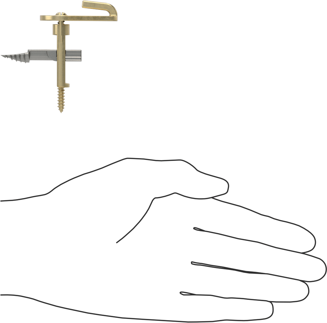 Çapa Kancası, 1/2" Çıkıntı