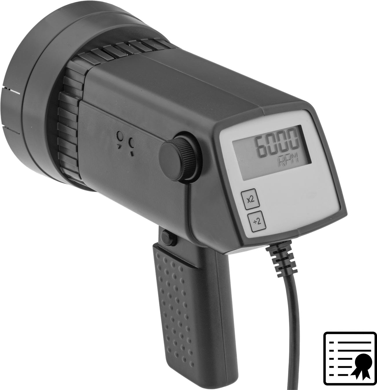 Kalibrasyon Sertifikalı Takılabilir Stroboskop — 120V AC, 240V AC, Elektrik, 20,000 rpm