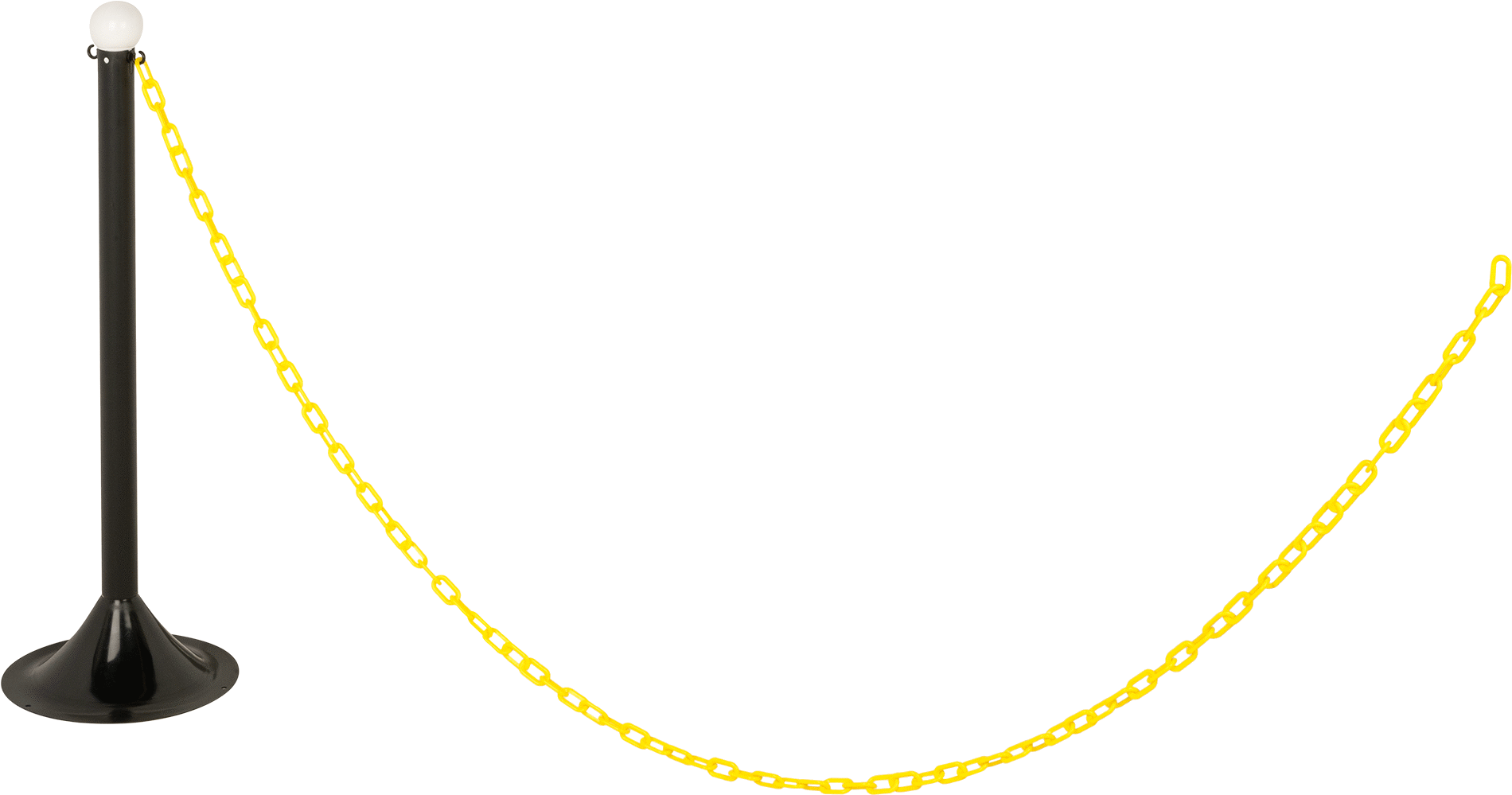 2" Çaplı Direk için Plastik Bariyer Eklenti Kiti — Plastic, Polyethylene, Dış Mekan