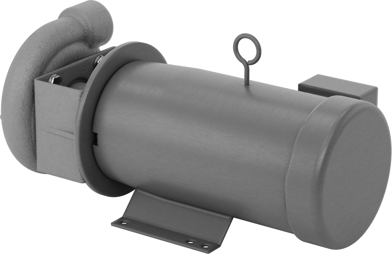 Yüksek Verimli Sirkülasyon Pompası, Su için, Soğutma Sıvıları ve Yağ, 208-240/460V AC, 7-1/2 hp