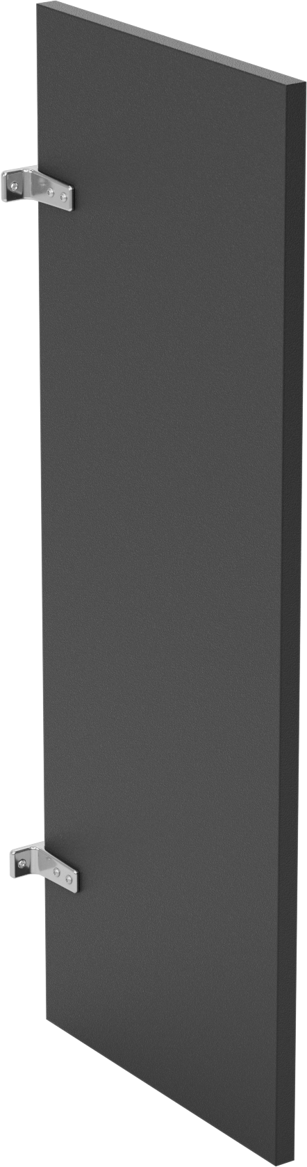 Laminat Pisuar Bölmesi, Duvara Asılan, 48" Yükseklik x 1" Genişlik x 18" Derinlik Toplam