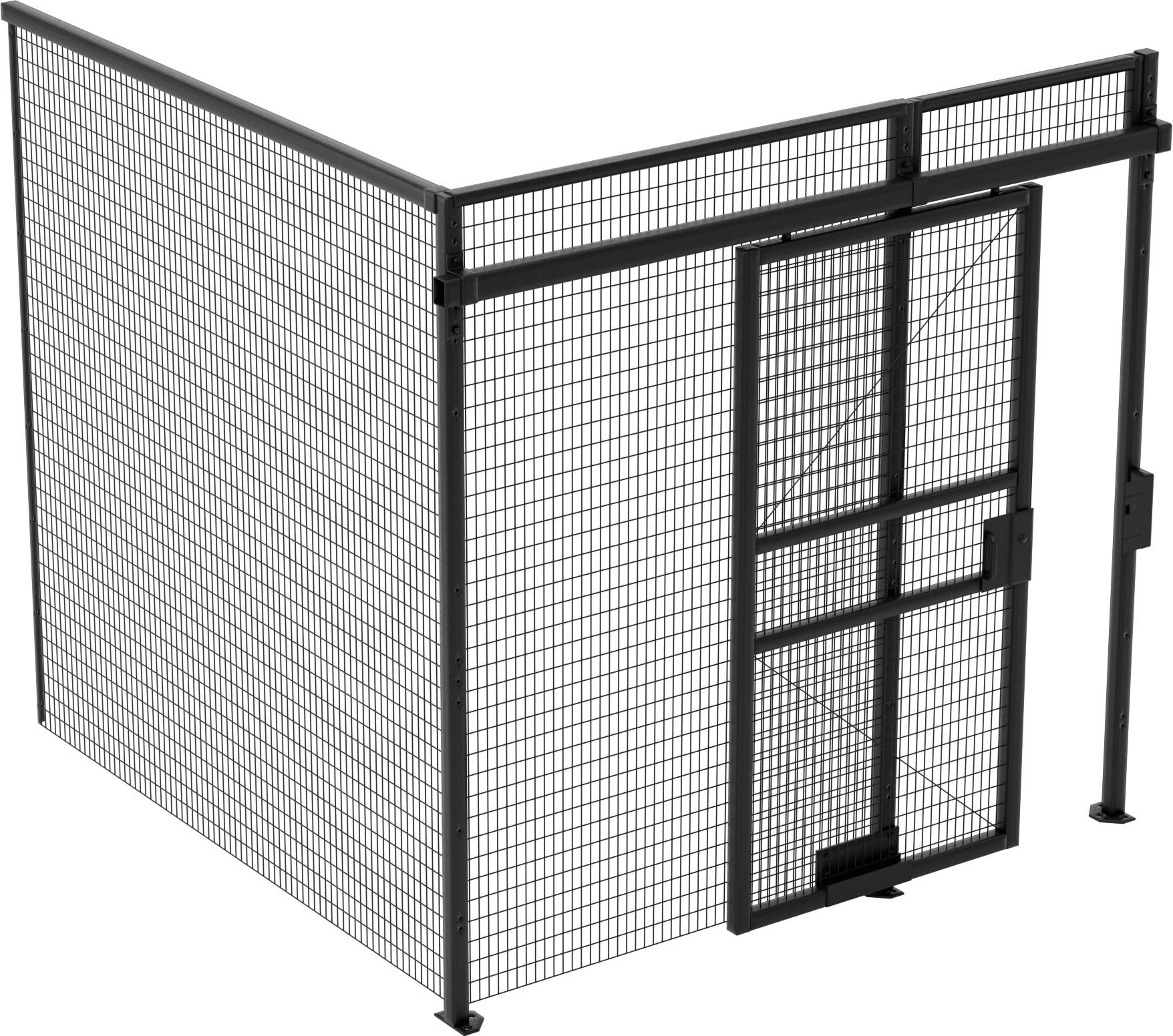 Tel Bölme, 2 Yan, 8 Fit Genişlik x 8 Fit Yükseklik x 8 Fit Derinlik Toplam