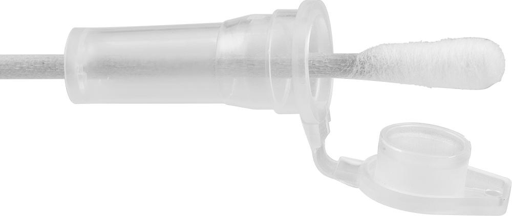 Koruyucu Kapaklı Steril Swablar — Steril, Ahşap, 6"