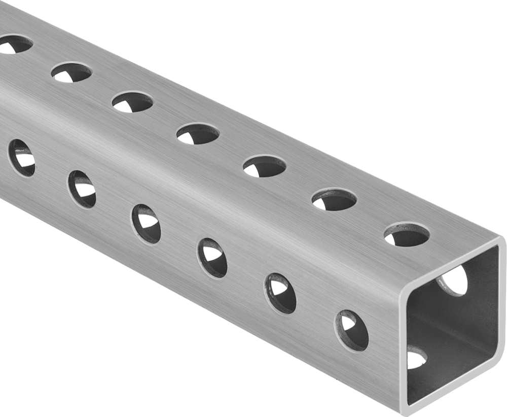 1-1/2" Kare Galvanizli Çelik Cıvatalı Çerçeve Rayı — Kare, Ray, Çelik