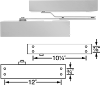 Yangın Alarmı ile Çalışan Kapı Kapatıcı, Rixson-Firemark 0600