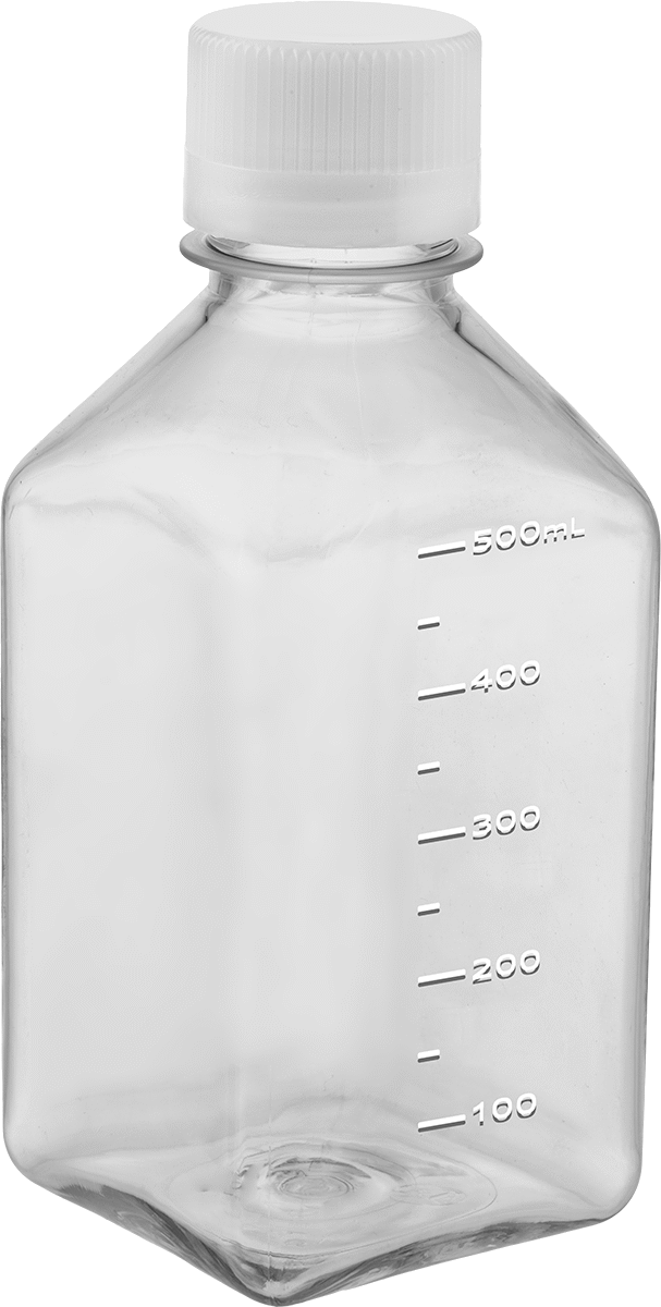 Dereceli Plastik Şişe, PETG Plastik, 2 FL. oz Kapasite