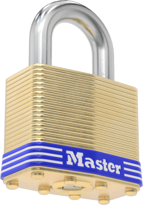 Lamine Pirinç Gövdeli Hava Koşullarına Dayanıklı Asma Kilit, Master Lock 2 Aynı Anahtarlı