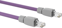 Sürekli Esnek Ethernet Kablosu, RJ45 Fişleri, Kategori 5E