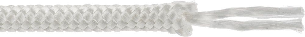 Şok Emici Esnek Halat - Kaldırma Amaçlı Değildir, 1/8" Çap, 30 lbs. Kapasite, Naylon Kapak, Beyaz