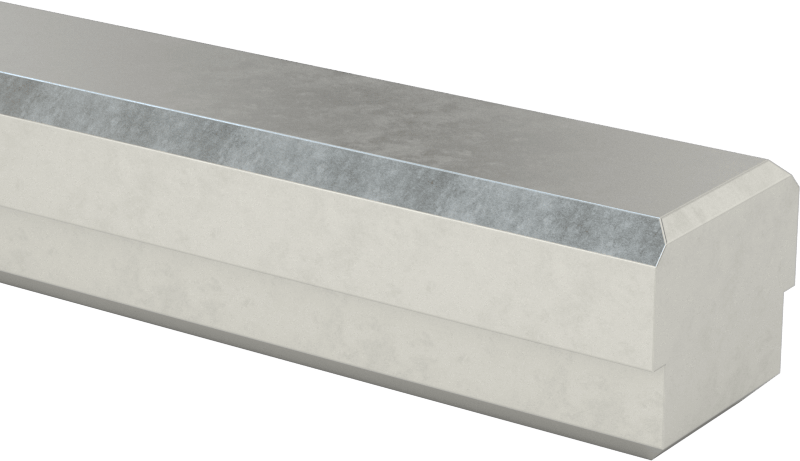 Step Makine Kama Çeliği, Dişliler için, Karbon Çelik, 5/8" Genişlik x 5/16" Yükseklik Mil Yiv