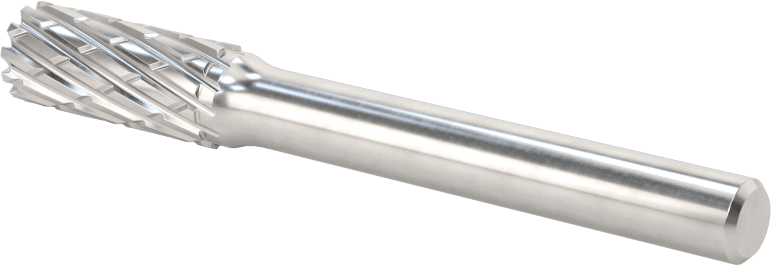 1/4" Çaplı Şaftlı Karbür Freze Ucu, Düz Kesici Silindir, Ticaret No. Sb-2, Talaş Kırıcılı
