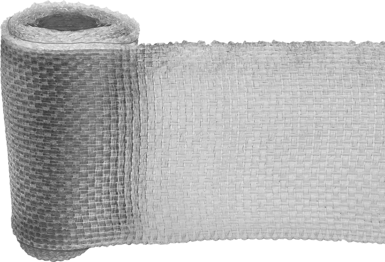 Su ile Etkinleşen Fiberglas Onarım Bandı, Poliüretan Yapıştırıcı, 2 inç Genişlik, 5 Fit Uzunluk — 2", Kirli Beyaz, Fiberglass, Fiberglass…