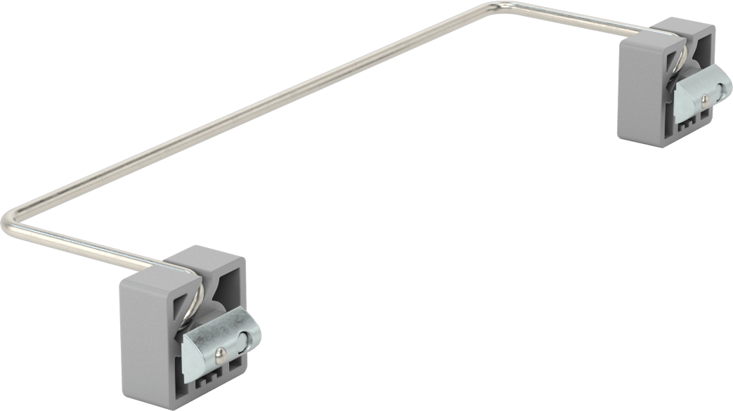 T-Yivli Çerçeve, 1.5 inç ve 40 mm Yüksekliğinde Ray için Çubuk Alet Tutucu, 9-7/16" Genişlik