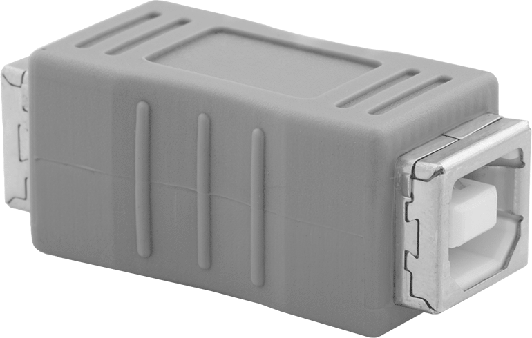 USB 2.0 Adaptörü, B Dişi x B Dişi — Adaptör, Düz, 2.0