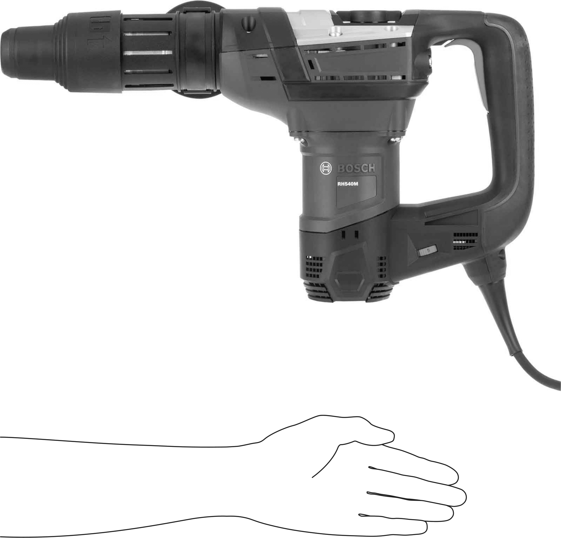 Bosch Elektrikli Döner Darbeli Matkaplar, 1-9/16" Beton Matkabı için