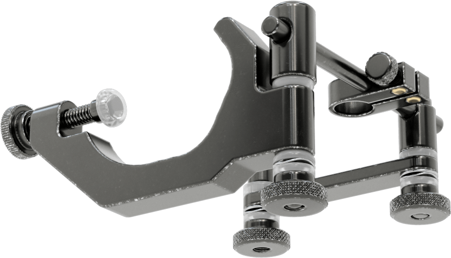 Kelepçeli Komparatör Tutucular, 1-3/4" ila 2" Sıkıştırma Aralıklı